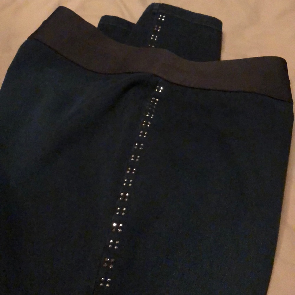 Embellished Style & Co denim leggings